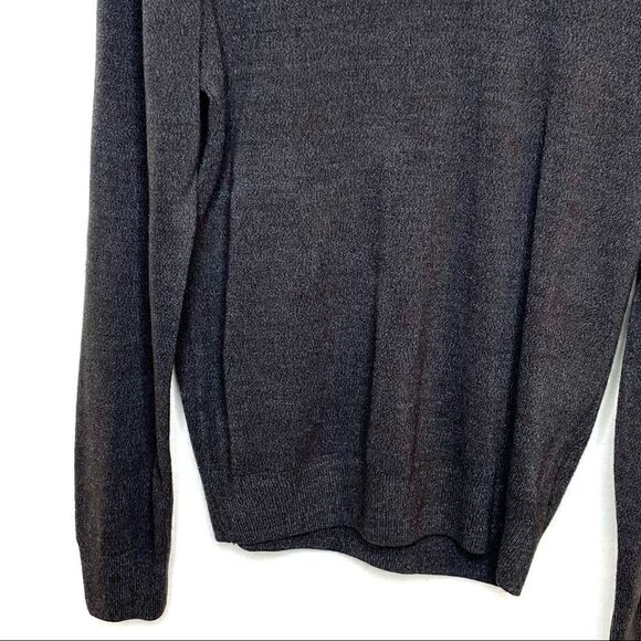John Bartlett consensus charcoal v neck sweater - Picture 4 of 14